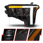 ANZO USA 111599X-L - Z-SERIES FULL LED PROJECTOR HEADLIGHTS DRIVER SIDE 3