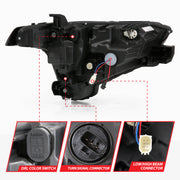 ANZO USA 111599X-L - Z-SERIES FULL LED PROJECTOR HEADLIGHTS DRIVER SIDE 5