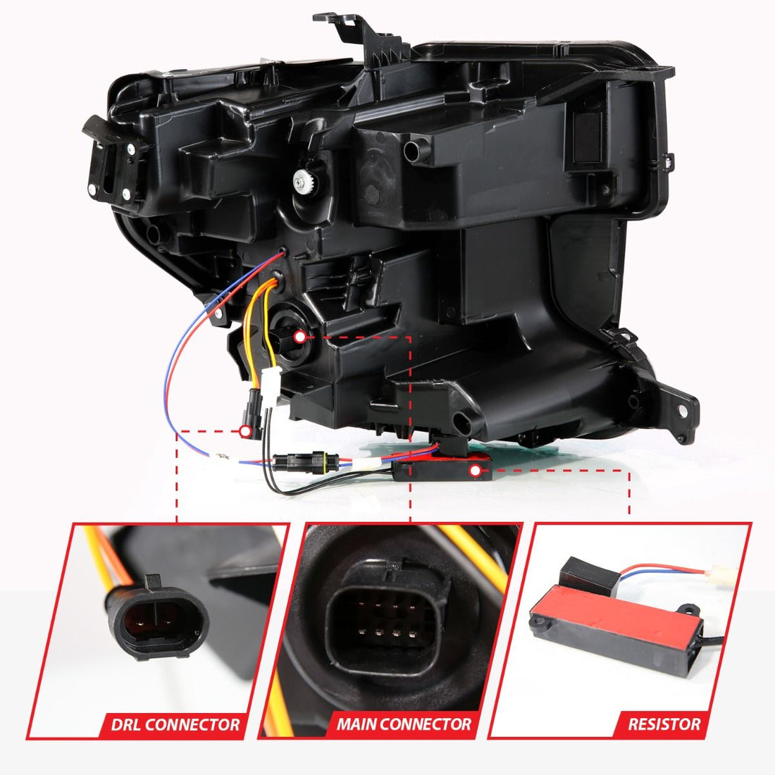 ANZO USA 111600 - LED Projector Headlights 5