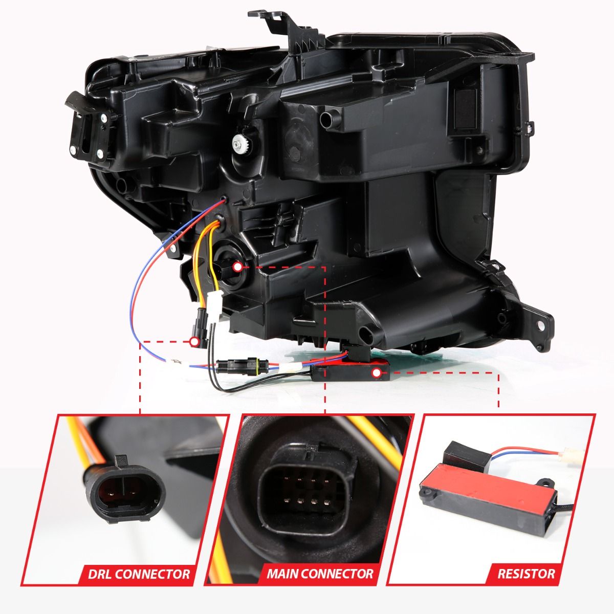 ANZO USA 111600 - LED Projector Headlights 5