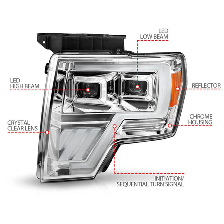 ANZO USA 111607 - LED Projector Headlight 4