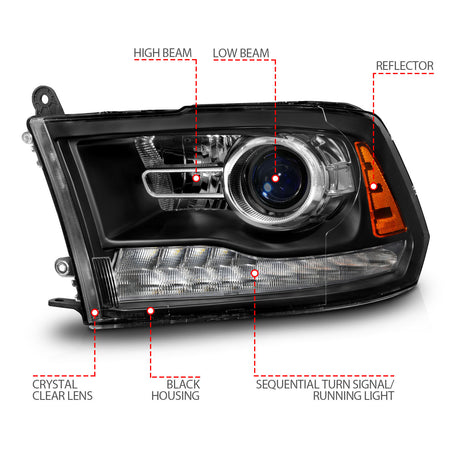 ANZO USA 111609 - Headlight Assembly
