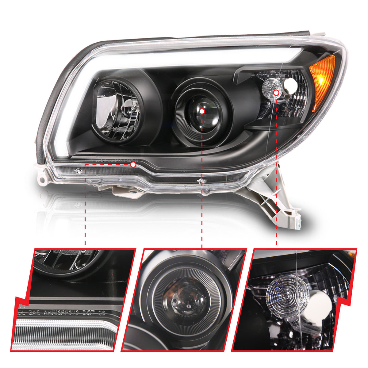 ANZO USA 111616 - Headlight Assembly