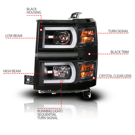 ANZO USA 111617 - Headlight Assembly