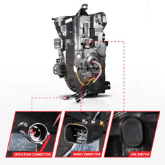 ANZO USA 111619X-L Headlight Assembly