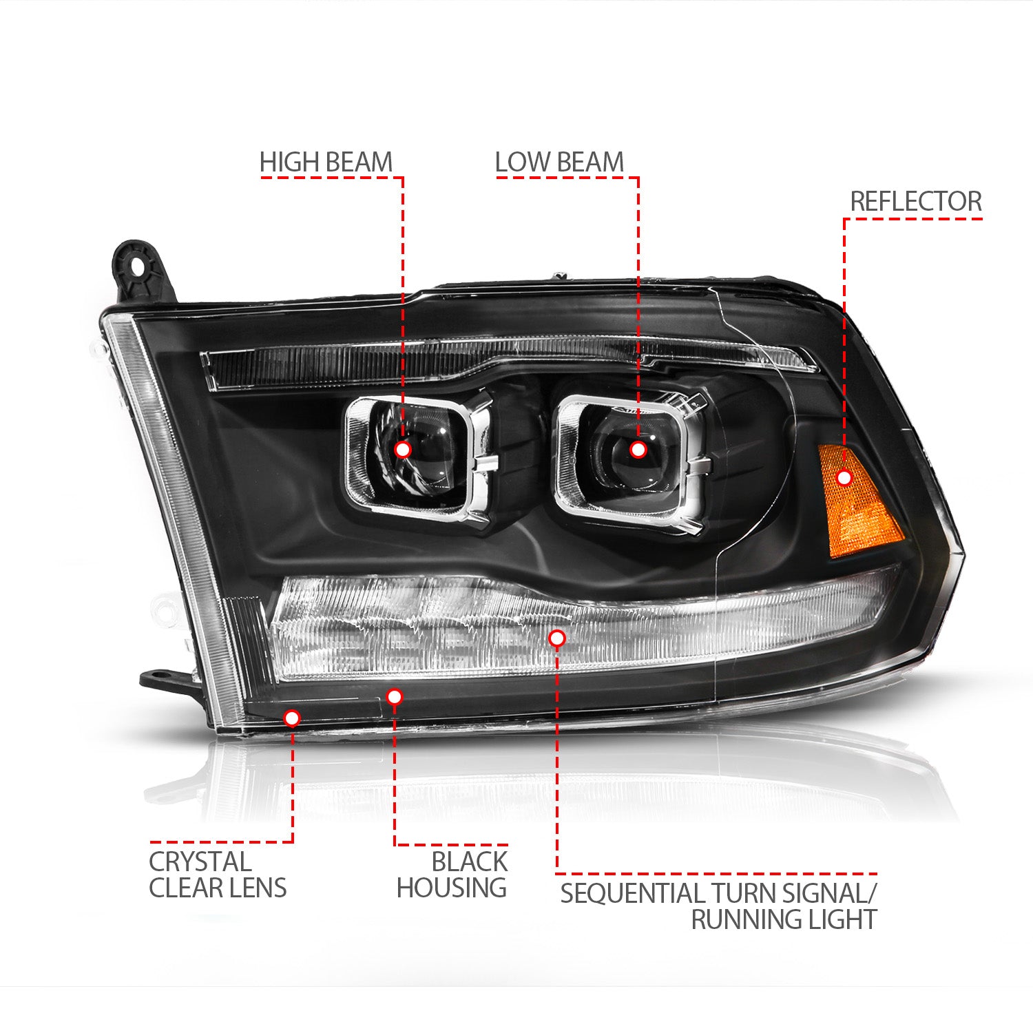 ANZO USA 111626A - Headlight Set