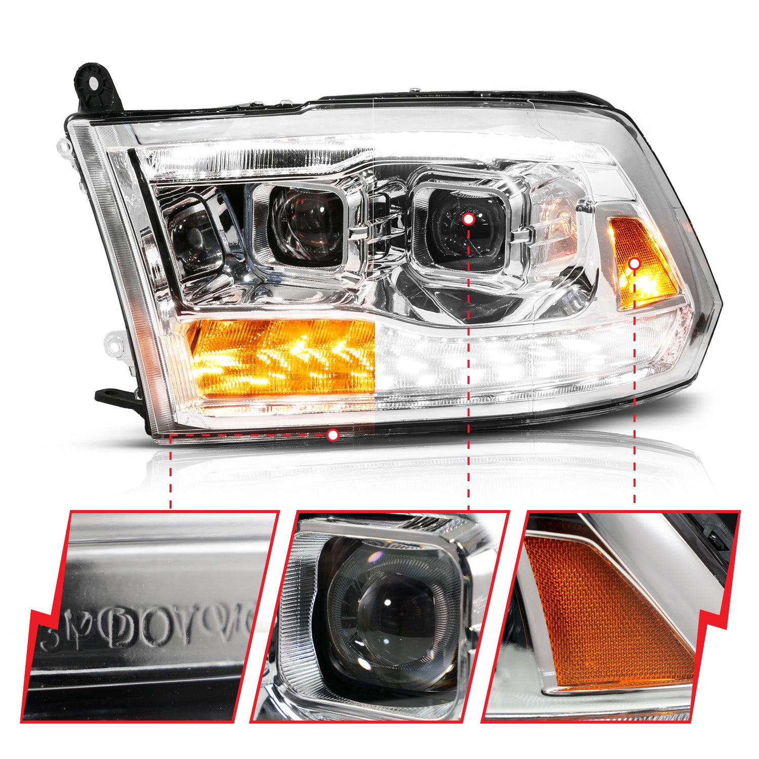 ANZO USA 111627A - Headlight Set