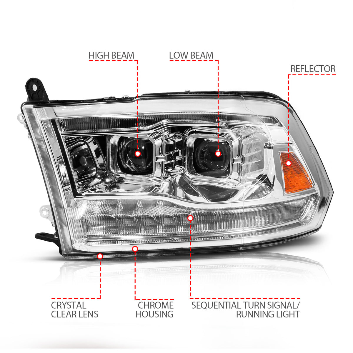 ANZO USA 111627A - Headlight Set