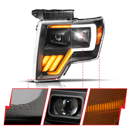 ANZO USA 111629A - Headlight Assembly