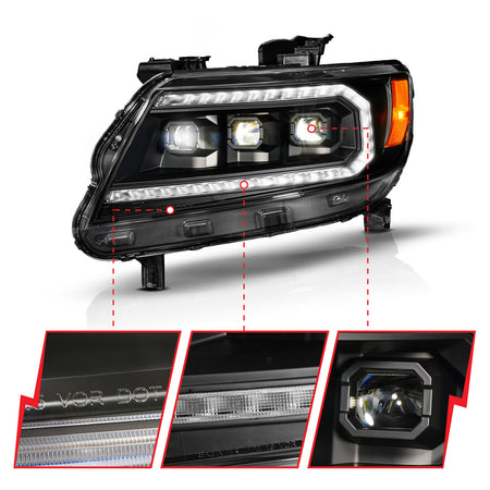 ANZO USA 111634 - LED Projector Headlight 3