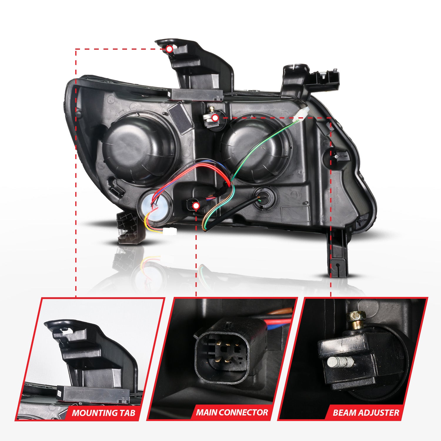 ANZO USA 111634 - LED Projector Headlight 5