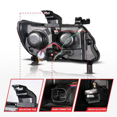 ANZO USA 111634 - LED Projector Headlight 5