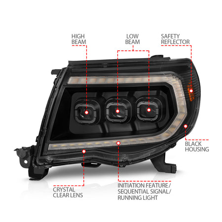 ANZO USA 111640A - Headlight Assembly