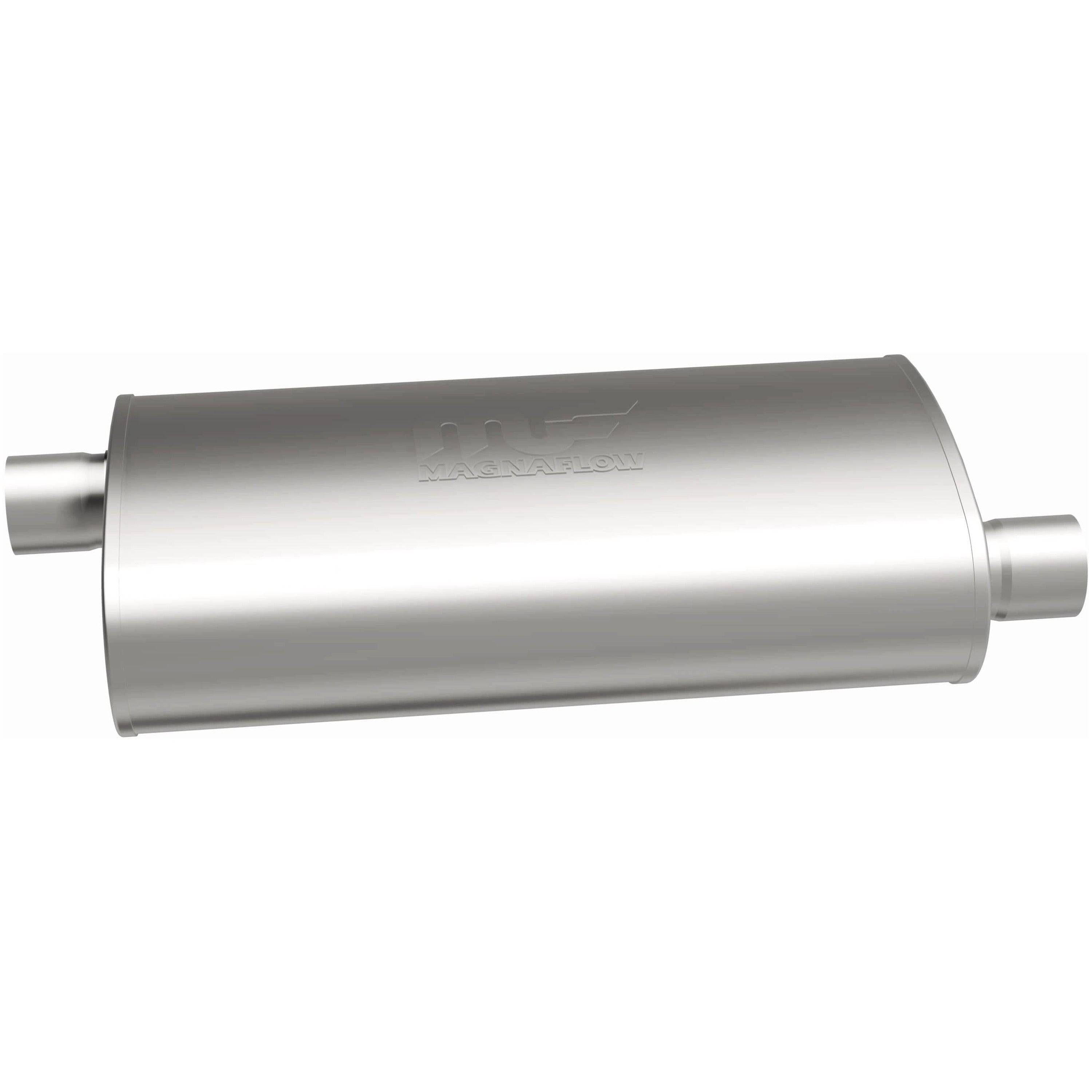 MagnaFlow Exhaust Products 11235 - Straight-Through Performance Muffler; 2.25in. Offset/Offset; 4x14x9 Body 4