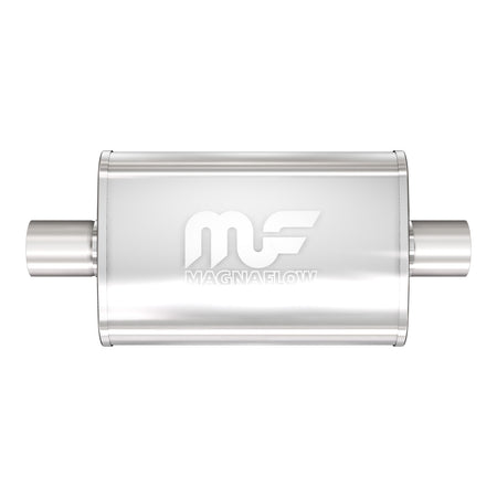 MagnaFlow Exhaust Products 11246 - Straight-Through Performance Muffler; 2.5in. Center/Center; 4x18x9 Body 5