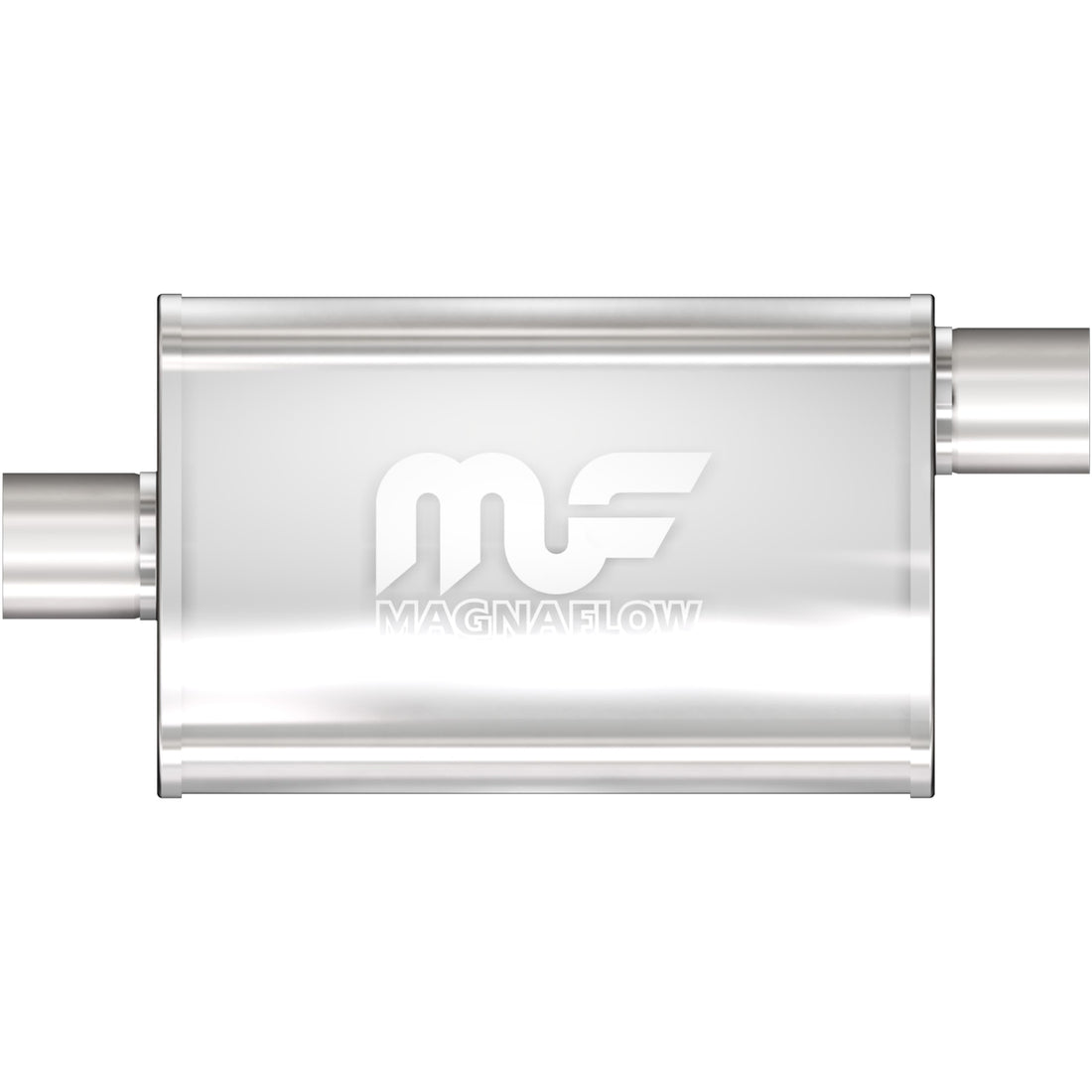 MagnaFlow Exhaust Products Exhaust MagnaFlow Exhaust Products 11255 - Straight-Through Performance Muffler; 2.25in. Offset/Center; 4x18x9 Body