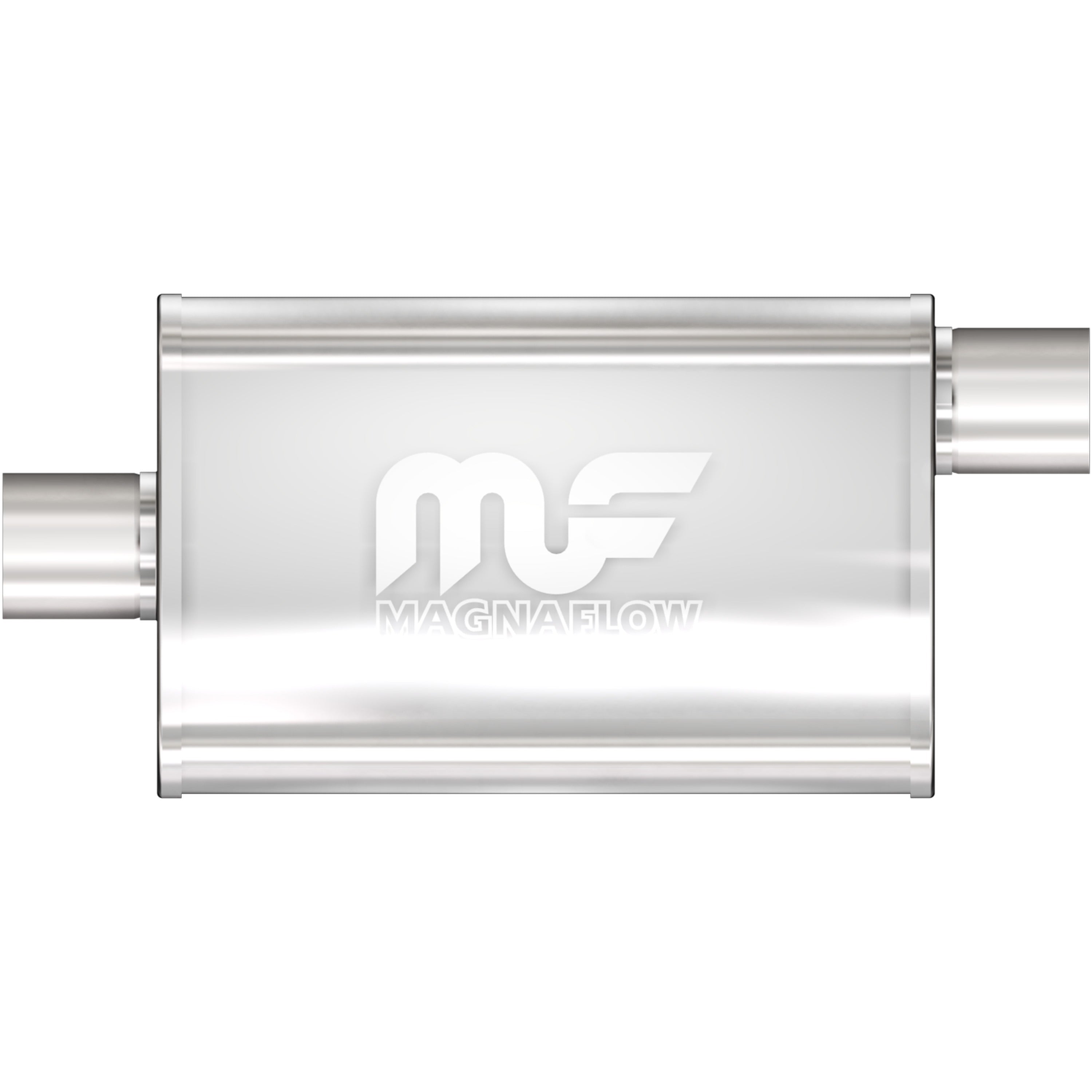 MagnaFlow Exhaust Products 11365 - Straight-Through Performance Muffler; 2.25in. Offset/Center; 4x11x9 Body 1