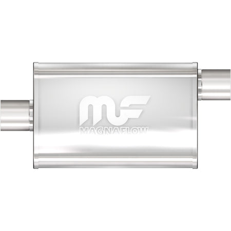MagnaFlow Exhaust Products 11365 - Straight-Through Performance Muffler; 2.25in. Offset/Center; 4x11x9 Body 1