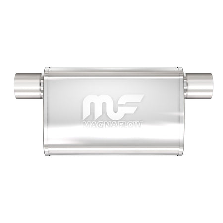 MagnaFlow Exhaust Products 11376 - Straight-Through Performance Muffler; 2.5in. Offset Same Side; 4x11x9 Body 5