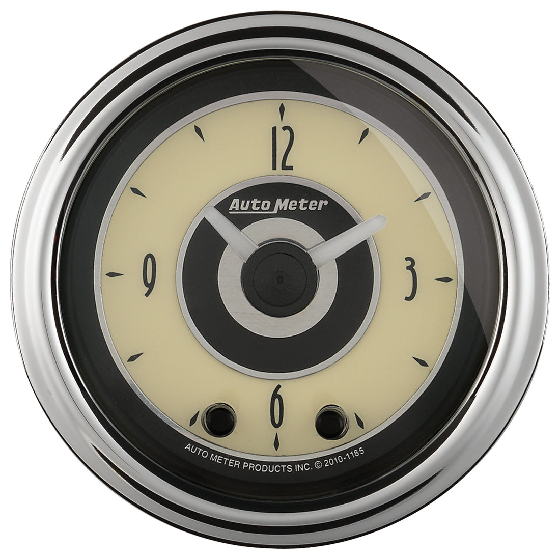 AutoMeter 1184 - GAUGE, CLOCK, 2 1/16", 12HR, ANALOG, CRUISER AD 3