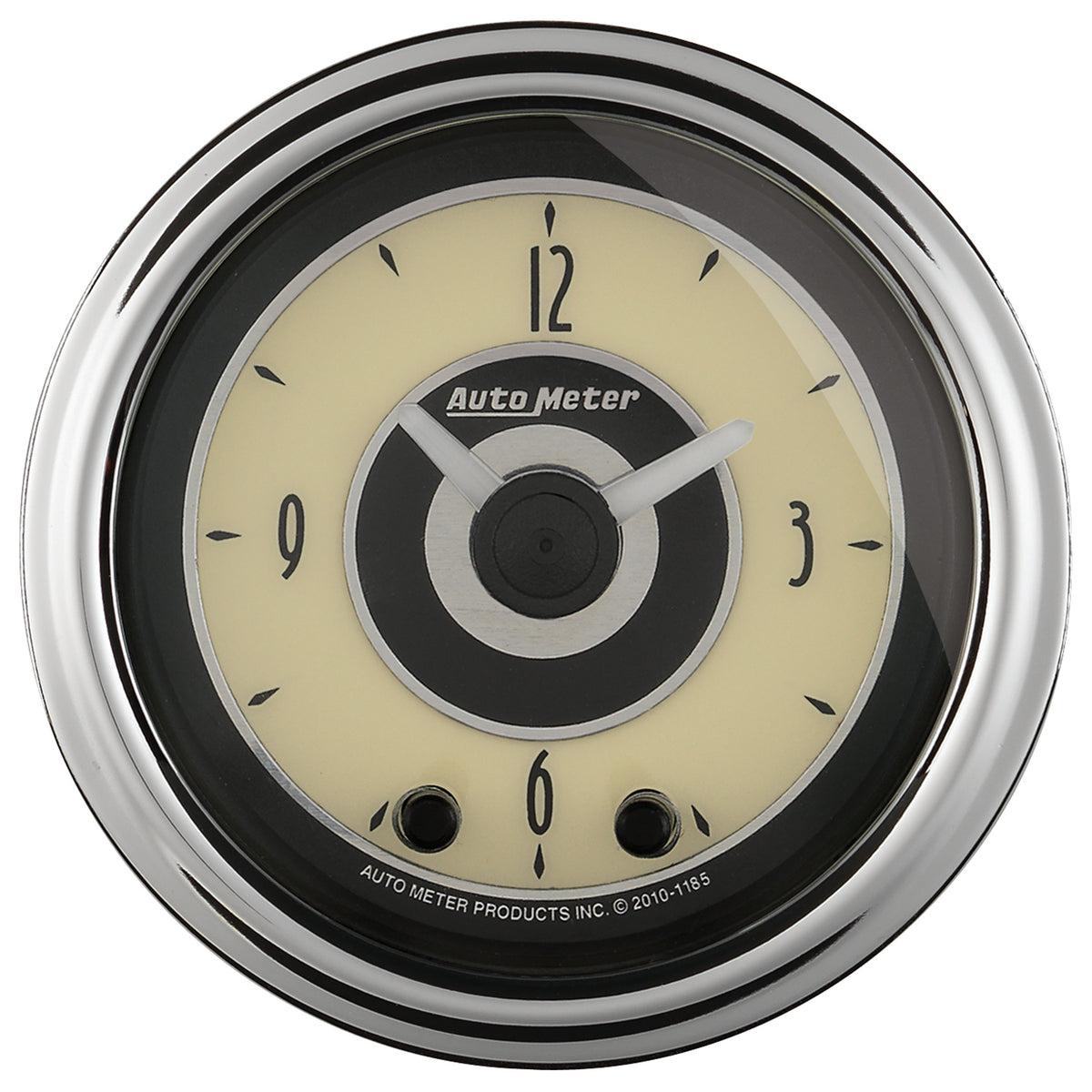 AutoMeter 1184 - GAUGE, CLOCK, 2 1/16", 12HR, ANALOG, CRUISER AD 3
