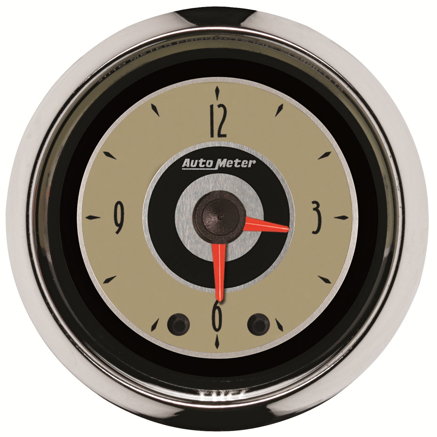 AutoMeter 1185 - GAUGE, CLOCK, 2 1/16", 12HR, ANALOG, CRUISER 3