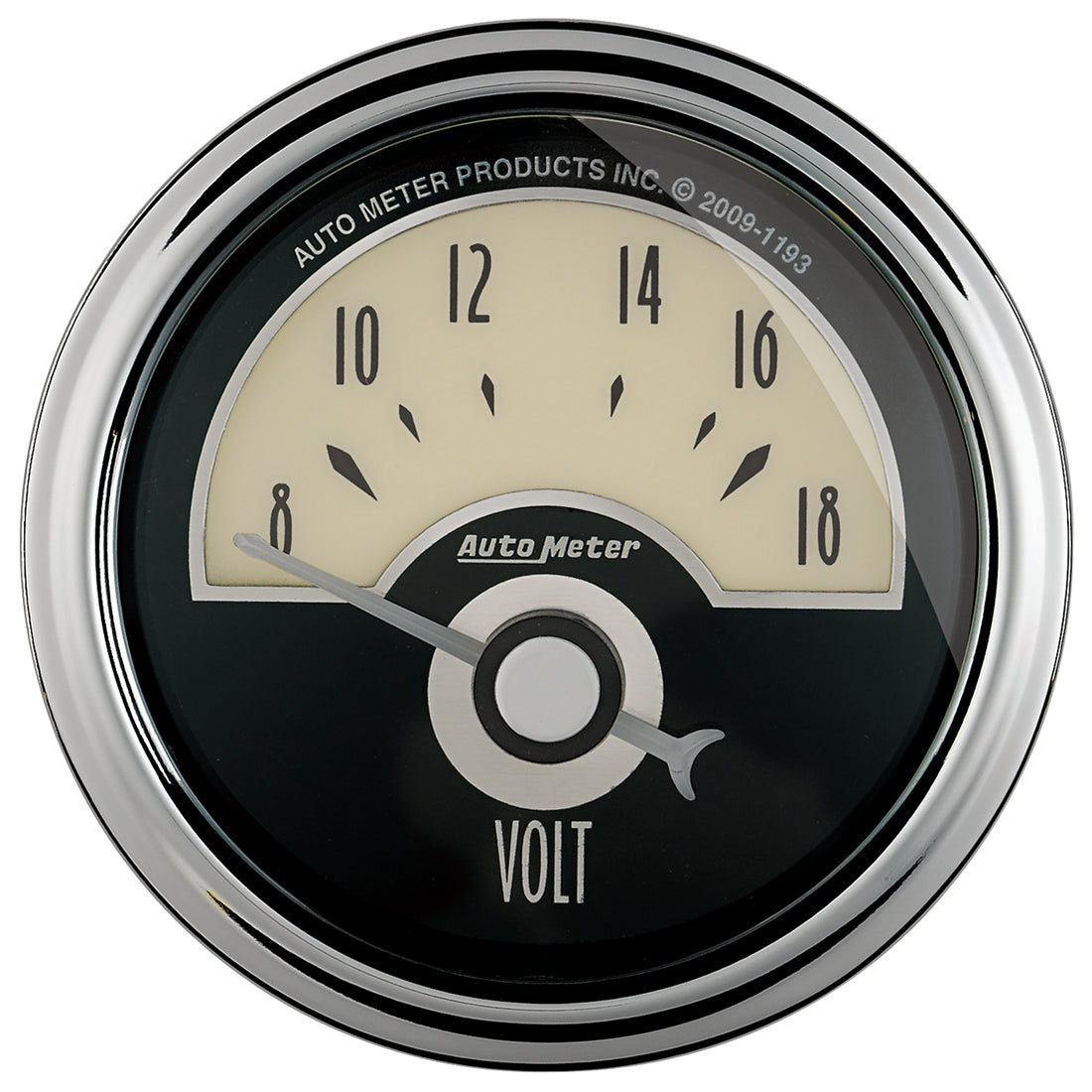 AutoMeter 1191 - GAUGE, VOLTMETER, 2 1/16", 18V, ELEC, CRUISER AD 3
