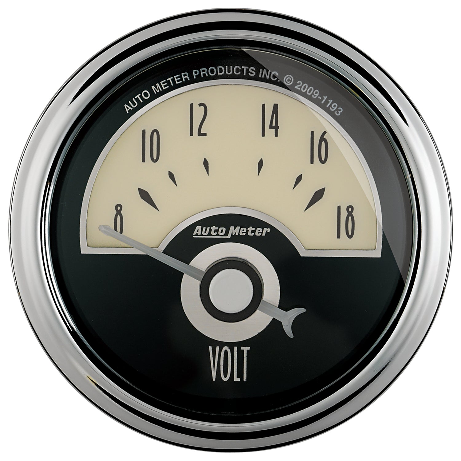 AutoMeter 1191 - GAUGE, VOLTMETER, 2 1/16", 18V, ELEC, CRUISER AD 3