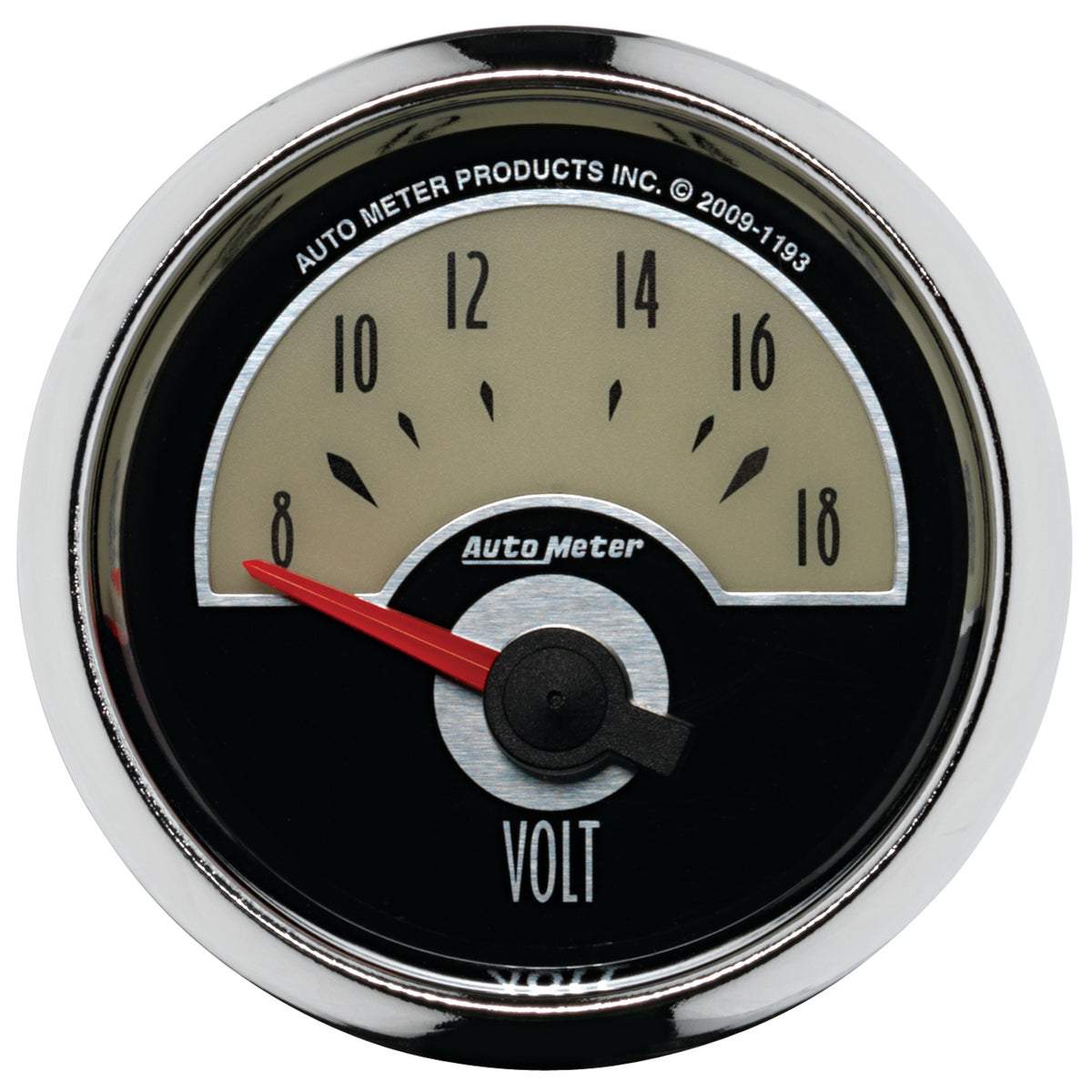 AutoMeter 1193 - GAUGE, VOLTMETER, 2 1/16", 18V, ELEC, CRUISER 3