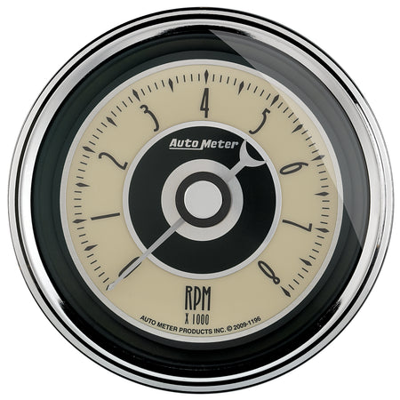 AutoMeter 1195 - GAUGE, TACHOMETER, 3 3/8", 8K RPM, IN-DASH, CRUISER AD 3