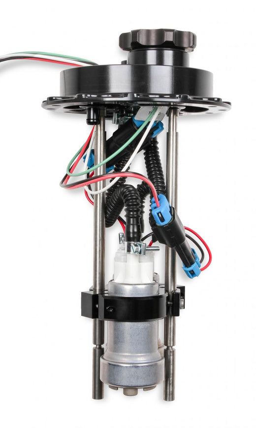 Holley 12-147 Fuel Cell EFI Pump Module Assembly 12-Bolt Flange Dual 450 LPH Drop-In EFI