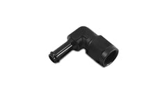 Vibrant Performance 12027 Female AN to Hose Barb 90 Degree Adapter, AN Size: -8; Barb Size: 3/8"