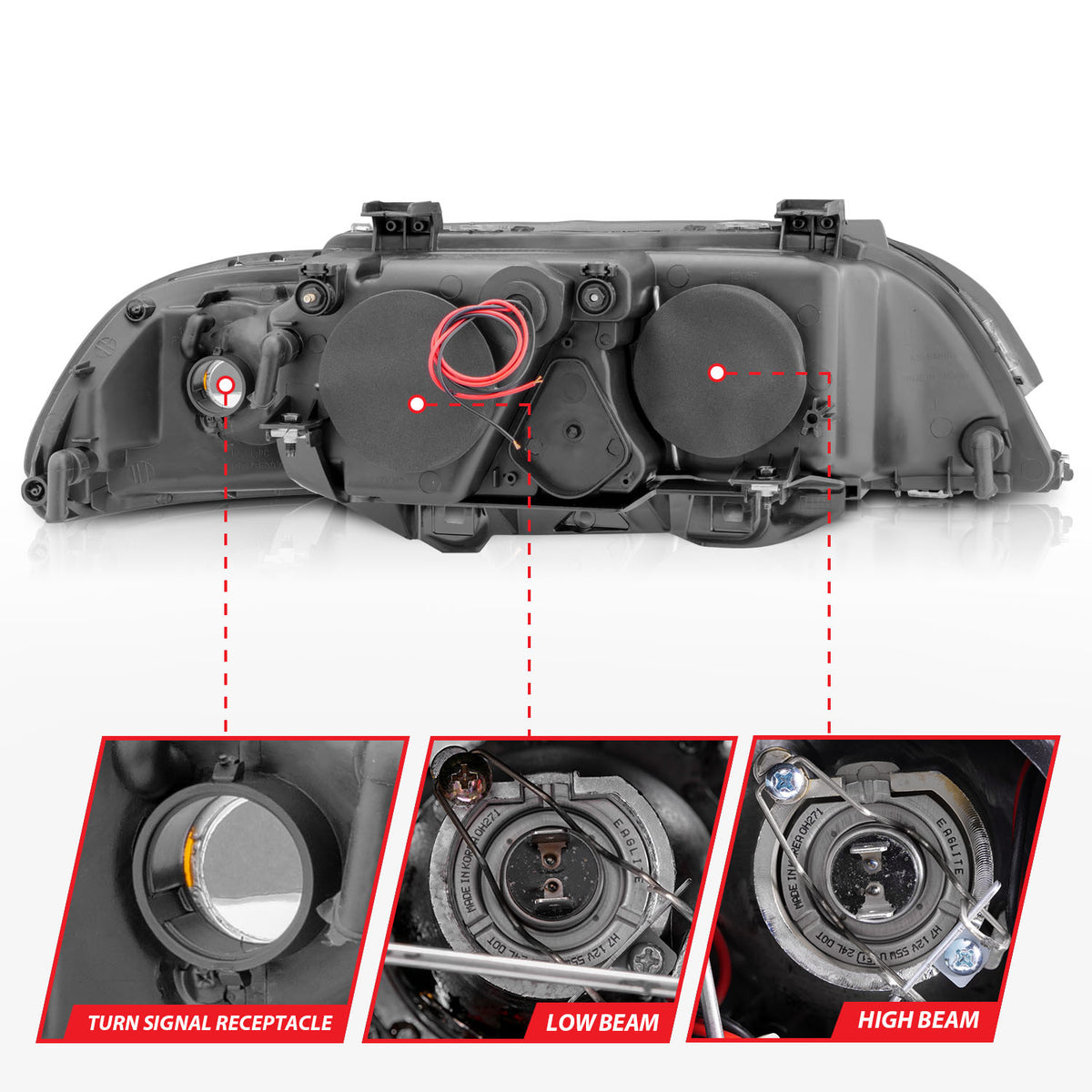 ANZO USA 121017 - Headlight Set