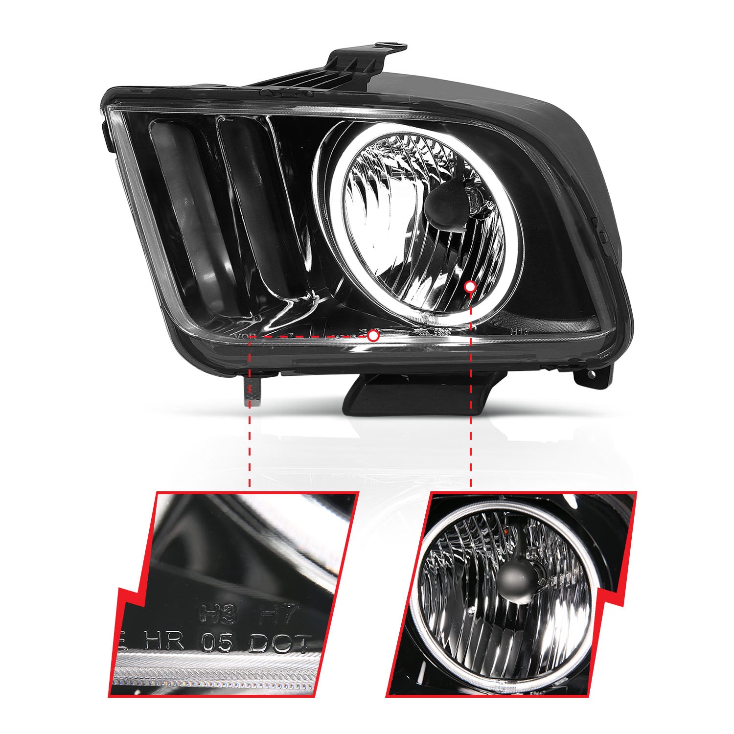 ANZO USA 121033 - Headlight Set