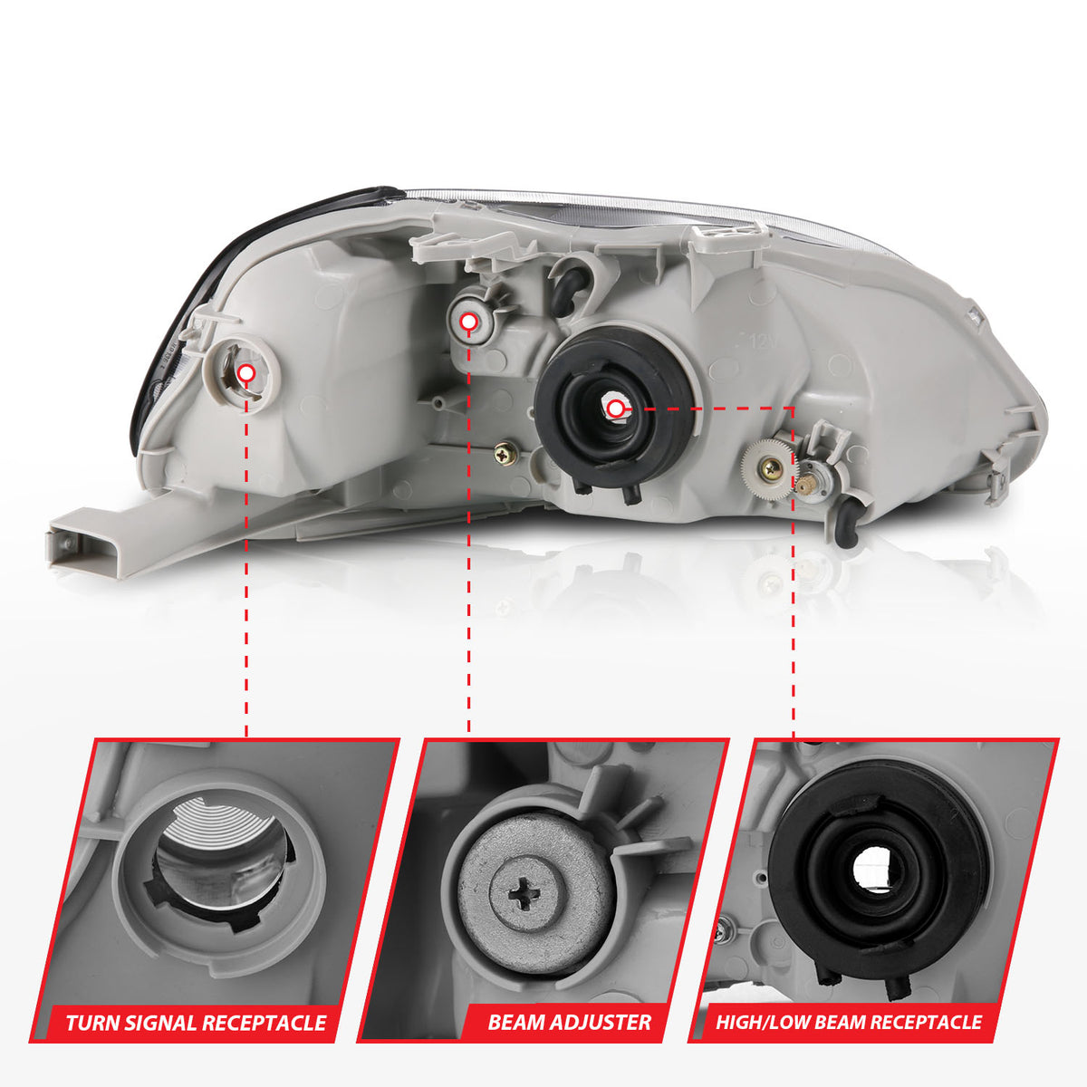 ANZO USA 121067 - Headlight Set