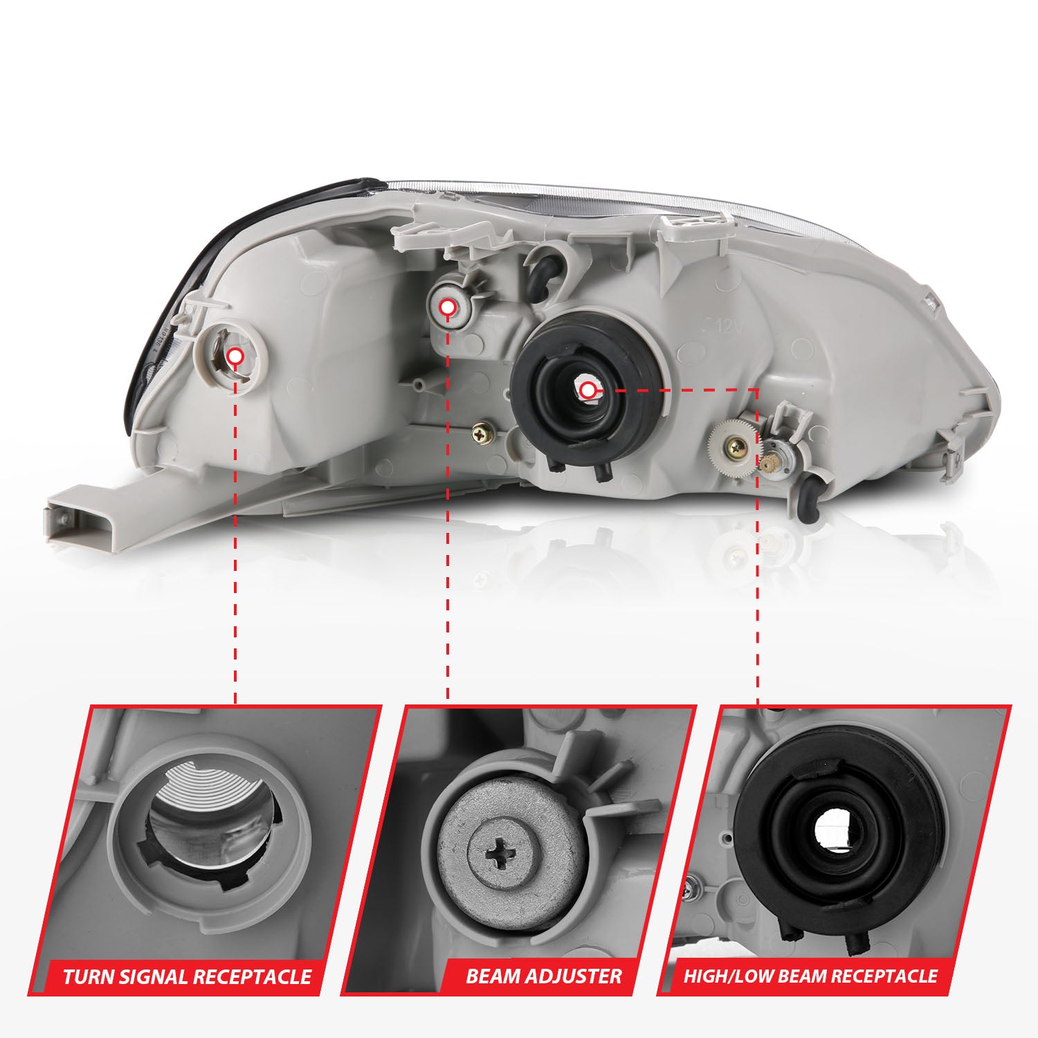 ANZO USA 121067 - Headlight Set
