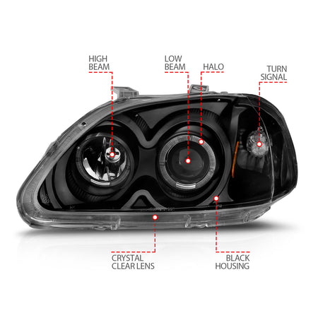 ANZO USA 121068 - Headlight Set