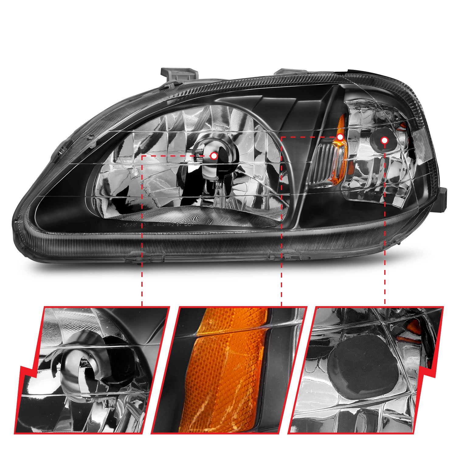 ANZO USA 121070 - Headlight Set