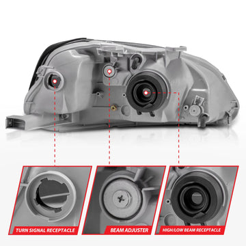 ANZO USA Electrical Lighting and Body ANZO USA 121070 Headlight Set