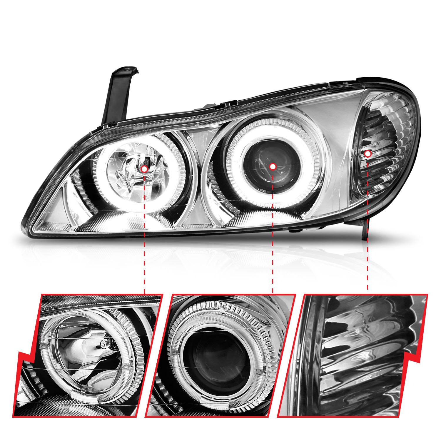 ANZO USA 121078 - Headlight Set