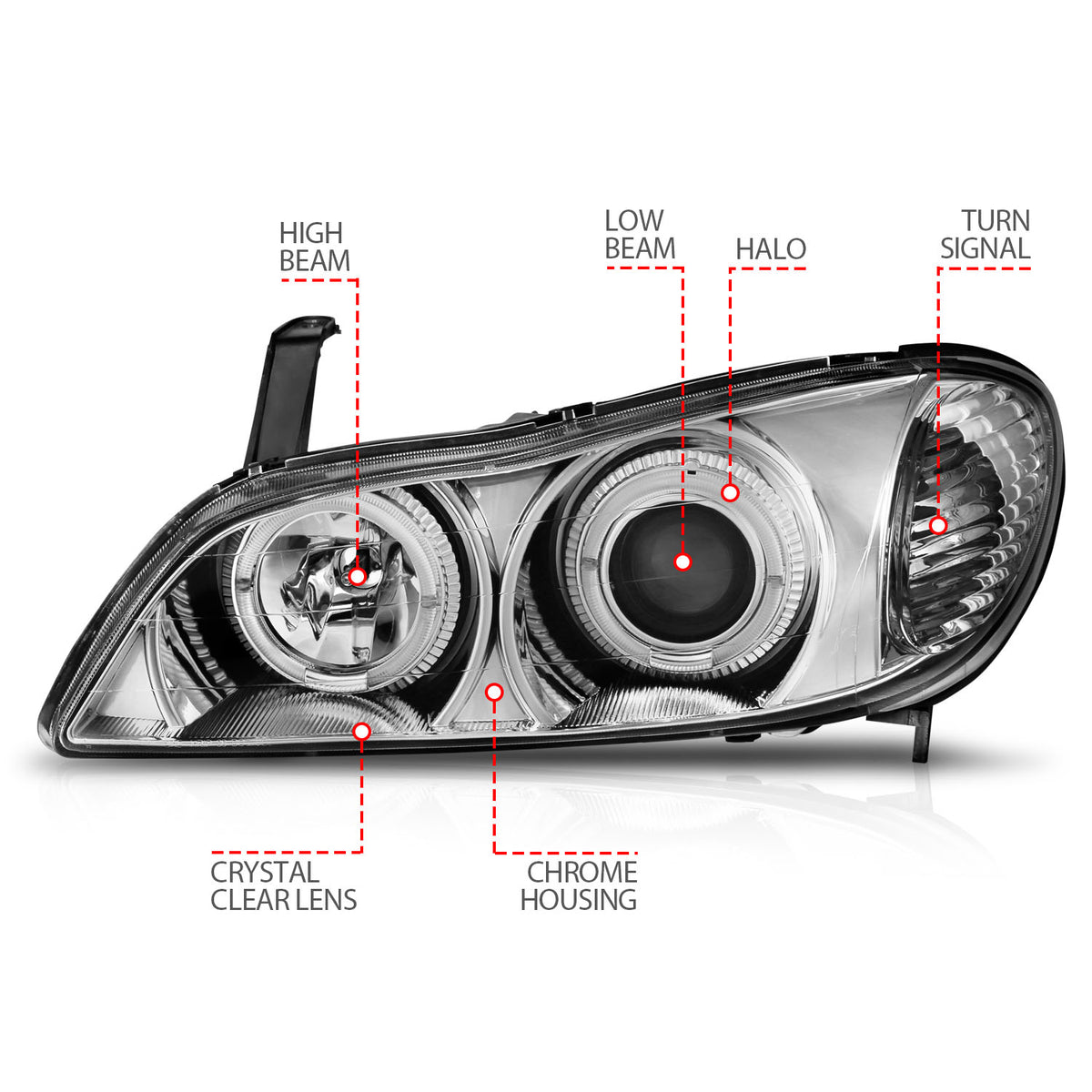 ANZO USA 121078 - Headlight Set