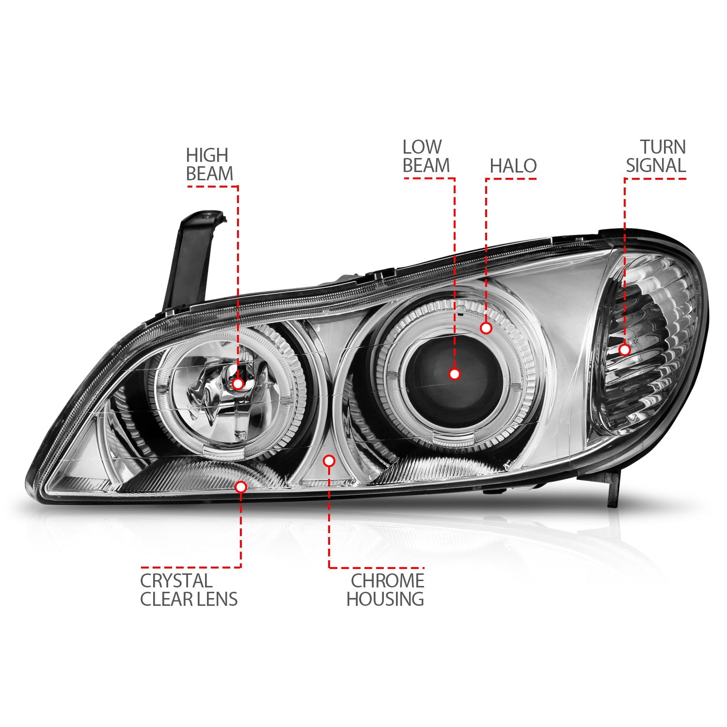 ANZO USA 121078 - Headlight Set