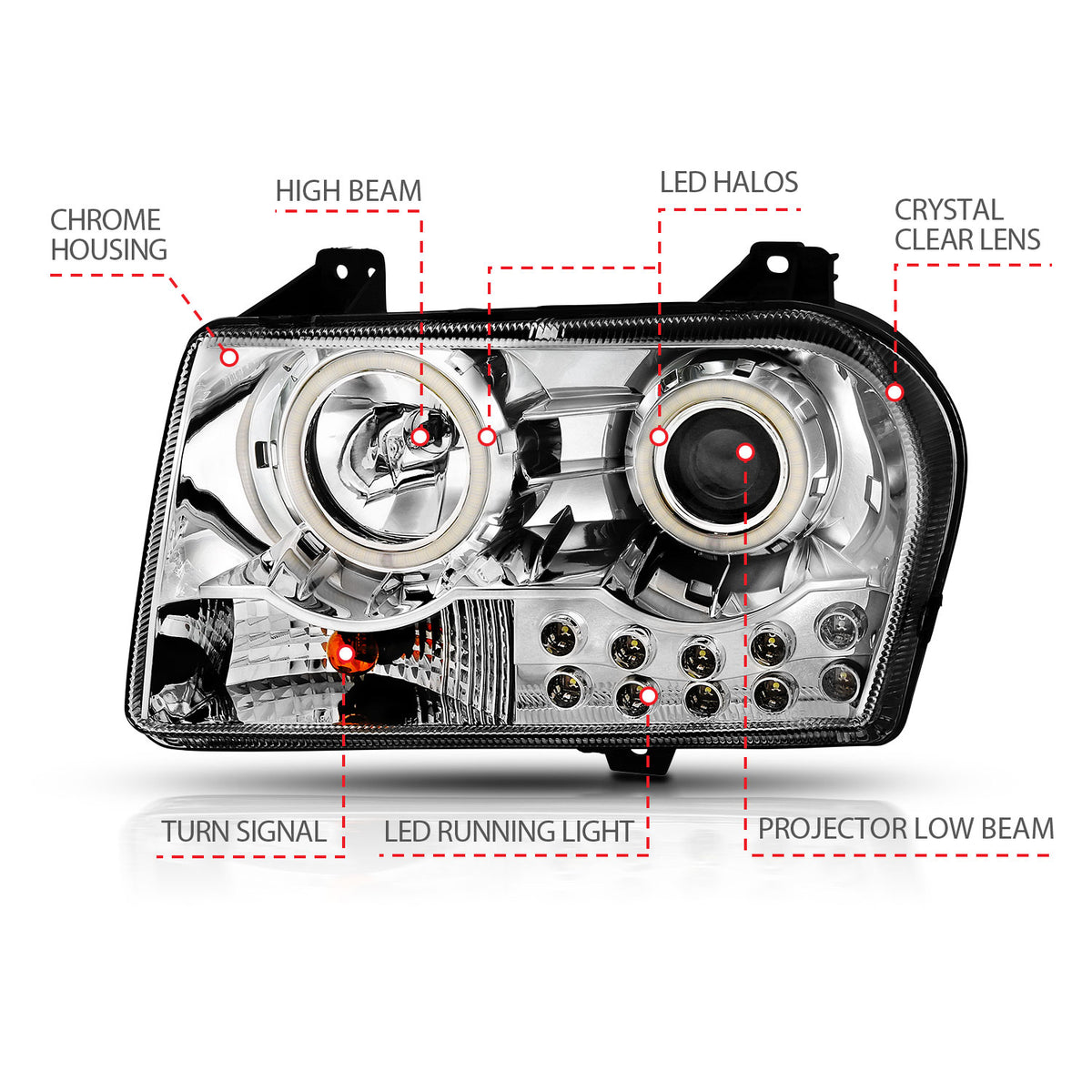ANZO USA 121136 - Headlight Set