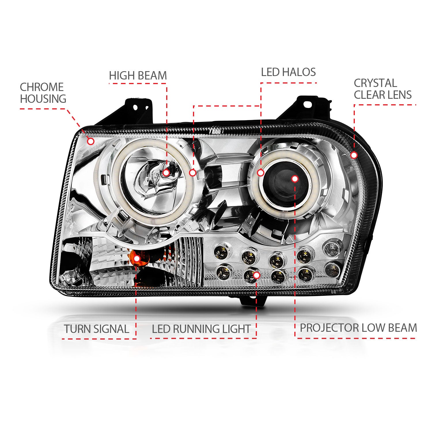 ANZO USA 121136 - Headlight Set