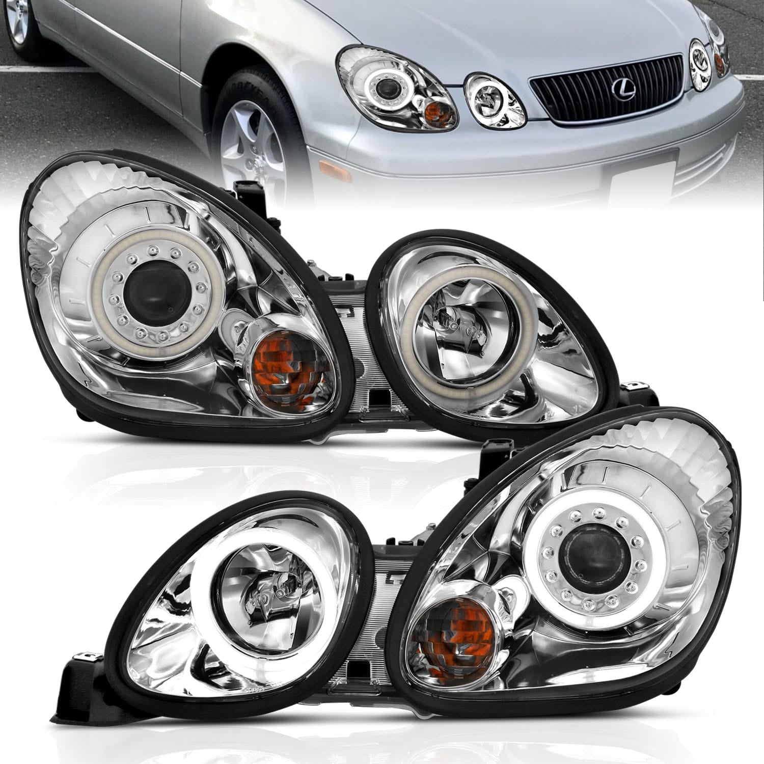 ANZO USA Electrical Lighting and Body ANZO USA 121143 Headlight Set