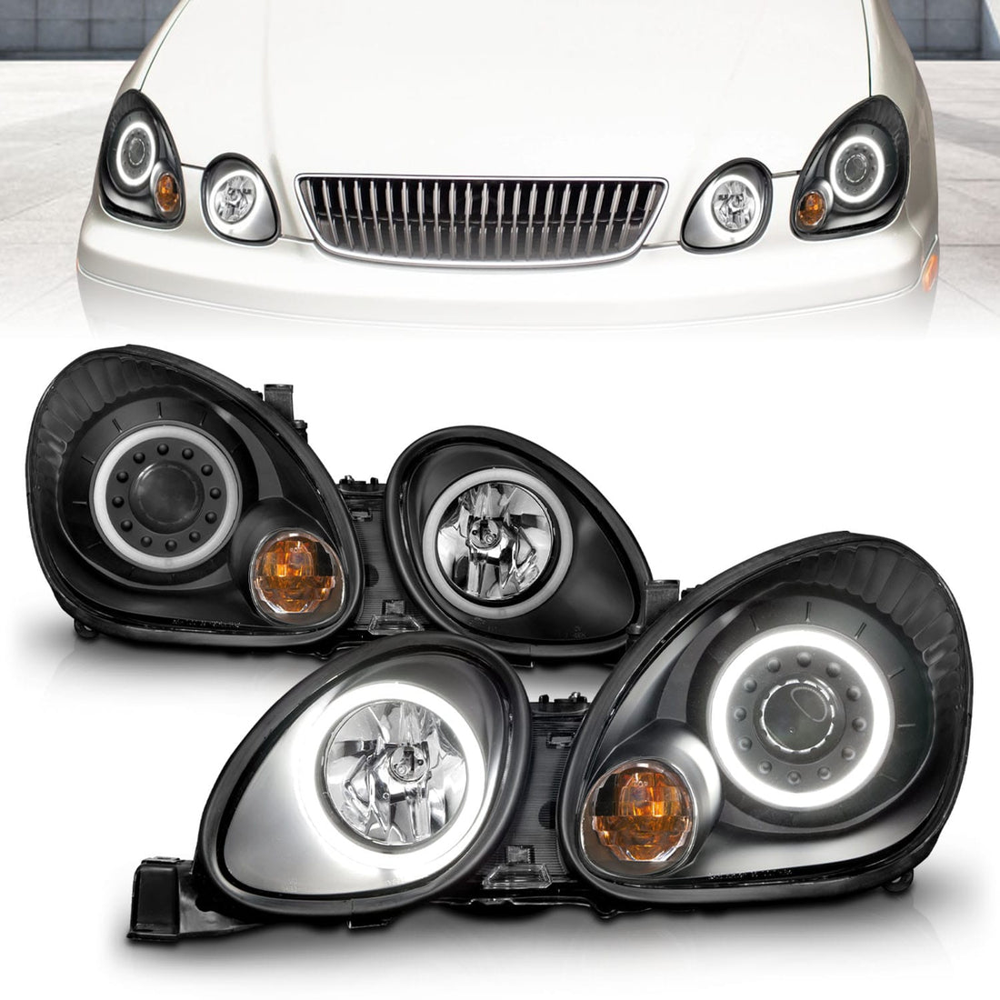 ANZO USA Electrical Lighting and Body ANZO USA 121144 Headlight Set