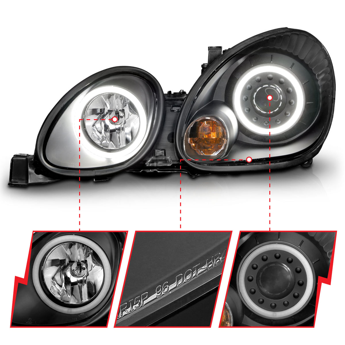 ANZO USA 121144 - Headlight Set