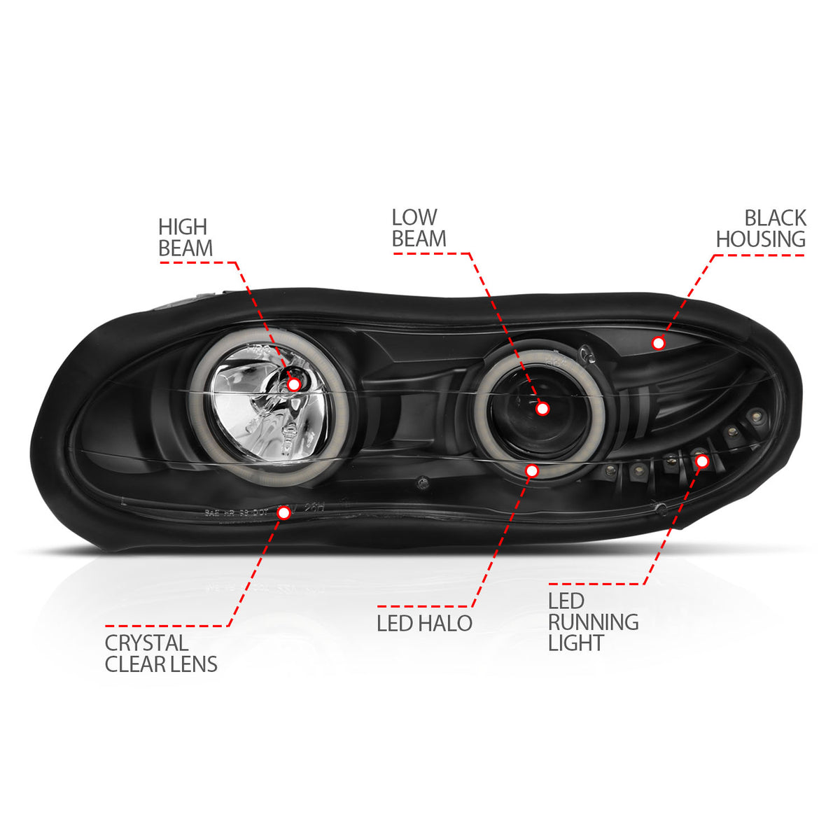 ANZO USA 121160 - Headlight Set