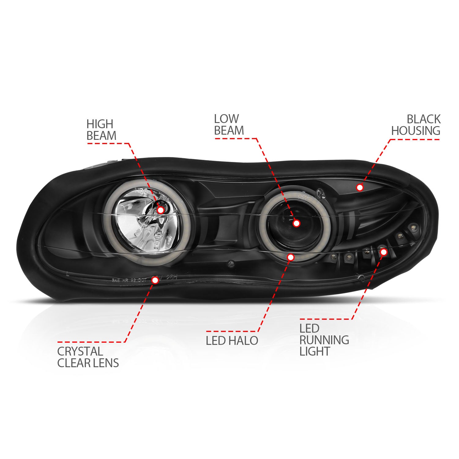 ANZO USA 121160 - Headlight Set
