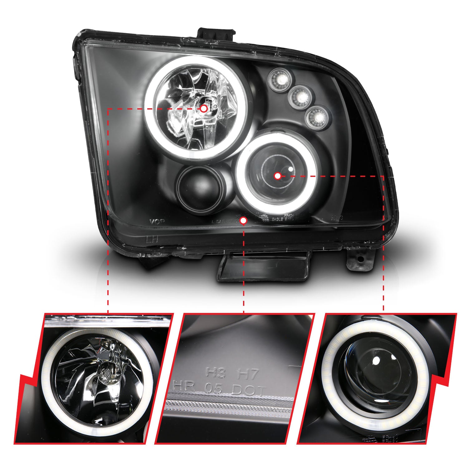 ANZO USA 121166 - Headlight Set